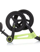 CHIPOLINO Bicicleta pliabila pentru copii Fold X Green fara pedale 12 inch greutate suportata 25 kg scaun reglabil pe inaltime