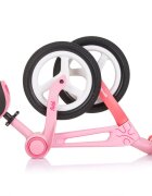 CHIPOLINO Bicicleta pliabila pentru copii Fold X Pink fara pedale 12 inch greutate suportata 25 kg scaun reglabil pe inaltime