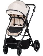 CHIPOLINO Carucior 2 in 1 pentru copii Pearl Cashmere transformabil sezut reversibil bara detasabila roti cu suspensii geanta greutate admisa 22 kg