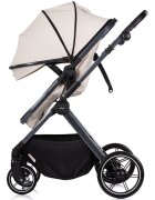 CHIPOLINO Carucior 2 in 1 pentru copii Pearl Cashmere transformabil sezut reversibil bara detasabila roti cu suspensii geanta greutate admisa 22 kg