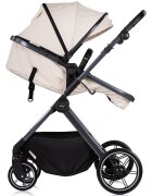CHIPOLINO Carucior 2 in 1 pentru copii Pearl Cashmere transformabil sezut reversibil bara detasabila roti cu suspensii geanta greutate admisa 22 kg