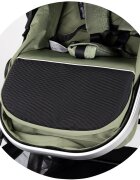 CHIPOLINO Carucior 2 in 1 pentru copii Vista Basil transformabil cadru din aluminiu sezut reversibil maner reglabil suspensii husa de picioare geanta greutate suportata 22 kg
