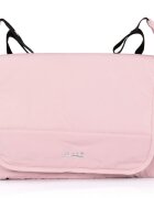 CHIPOLINO Carucior 2 in 1 pentru copii Vista Pink Marshmallow transformabil cadru din aluminiu sezut reversibil maner reglabil suspensii husa de picioare geanta greutate suportata 22 kg