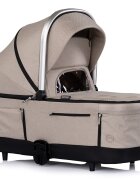 CHIPOLINO Carucior 3 in 1 pentru copii Aurora Latte reversibil spatar reglabil cadru din aluminiu suspensii geanta greutate admisa 22 kg