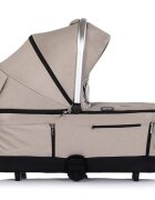 CHIPOLINO Carucior 3 in 1 pentru copii Aurora Latte reversibil spatar reglabil cadru din aluminiu suspensii geanta greutate admisa 22 kg