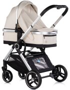 CHIPOLINO Carucior 3 in 1 pentru copii Euphoria Cashmere cu suspensii sezut reversibil accesorii greutate suportata 22 kg