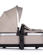 CHIPOLINO Carucior 3 in 1 pentru copii Euphoria Latte cu suspensii sezut reversibil accesorii greutate suportata 22 kg