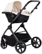 CHIPOLINO Carucior 3 in 1 pentru copii Pearl Cashmere transformabil reversibil roti cu suspensii geanta pentru infasat greutate admisa 22 kg