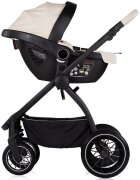 CHIPOLINO Carucior 3 in 1 pentru copii Prestige Cashmere reversibil cadru din aluminiu roti cu suspensii greutate admisa 22 kg