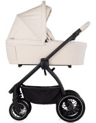 CHIPOLINO Carucior 3 in 1 pentru copii Prestige Cashmere reversibil cadru din aluminiu roti cu suspensii greutate admisa 22 kg