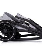 CHIPOLINO Carucior 3 in 1 pentru copii Prestige Platinum reversibil cadru din aluminiu roti cu suspensii greutate admisa 22 kg
