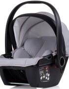 CHIPOLINO Carucior 3 in 1 pentru copii Prestige Platinum reversibil cadru din aluminiu roti cu suspensii greutate admisa 22 kg