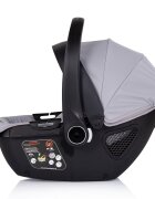 CHIPOLINO Carucior 3 in 1 pentru copii Prestige Platinum reversibil cadru din aluminiu roti cu suspensii greutate admisa 22 kg
