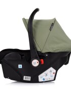 CHIPOLINO Carucior 3 in 1 pentru copii Vista Basil transformabil cadru din aluminiu sezut reversibil maner reglabil suspensii husa de picioare geanta greutate suportata 22 kg