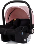 CHIPOLINO Carucior 3 in 1 pentru copii Vista Pink Marshmallow transformabil cadru din aluminiu sezut reversibil maner reglabil suspensii husa de picioare geanta greutate suportata 22 kg