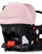 CHIPOLINO Carucior 3 in 1 pentru copii Vista Pink Marshmallow transformabil cadru din aluminiu sezut reversibil maner reglabil suspensii husa de picioare geanta greutate suportata 22 kg