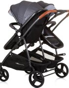 CHIPOLINO Carucior gemeni Duo Smart 2 in 1 silver grey