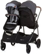 CHIPOLINO Carucior gemeni Duo Smart 2 in 1 silver grey