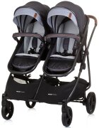 CHIPOLINO Carucior gemeni Duo Smart 2 in 1 silver grey
