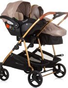 CHIPOLINO Carucior gemeni Duo Smart 3 in 1 golden beige