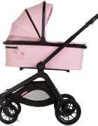 CHIPOLINO Carucior Magnum 3 in 1 pink marshmallow cu suspensii cadru din aluminiu rucsac husa picioare greutate admisa 22 kg