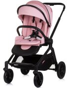CHIPOLINO Carucior Magnum 3 in 1 pink marshmallow cu suspensii cadru din aluminiu rucsac husa picioare greutate admisa 22 kg