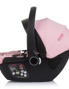 CHIPOLINO Carucior Magnum 3 in 1 pink marshmallow cu suspensii cadru din aluminiu rucsac husa picioare greutate admisa 22 kg