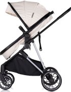 CHIPOLINO Carucior pentru copii Aura 3 in 1 biscotta tranformabil spatar reglabil Suspensii Maner reglabil accesorii incluse