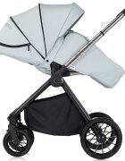 CHIPOLINO Carucior pentru copii Encanto 3 in 1 basil cu spatar reglabil suspensii bara detasabila suport piciare ajustabil maner reglabil si accesorii