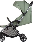 CHIPOLINO Carucior pentru copii Illusion basil Pliere automata Spatar reglabil bara de protectie detasabila Suport picioare reglabil greutate suportata 22 kg