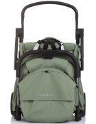 CHIPOLINO Carucior pentru copii Illusion basil Pliere automata Spatar reglabil bara de protectie detasabila Suport picioare reglabil greutate suportata 22 kg