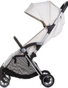 CHIPOLINO Carucior pentru copii Illusion biscotta Pliere automata Spatar reglabil bara de protectie detasabila Suport picioare reglabil greutate suportata 22 kg