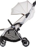 CHIPOLINO Carucior pentru copii Illusion biscotta Pliere automata Spatar reglabil bara de protectie detasabila Suport picioare reglabil greutate suportata 22 kg