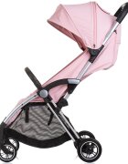 CHIPOLINO Carucior pentru copii Illusion pink marshmallow Pliere automata Spatar reglabil bara de protectie detasabila Suport picioare reglabil greutate suportata 22 kg
