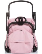 CHIPOLINO Carucior pentru copii Illusion pink marshmallow Pliere automata Spatar reglabil bara de protectie detasabila Suport picioare reglabil greutate suportata 22 kg