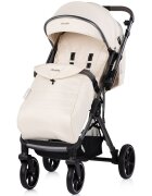 CHIPOLINO Carucior pentru copii Omnia Cashmere cu maner reversibil suport reglabil pentru picioare roti cu suspensii