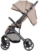 CHIPOLINO Carucior pentru copii Omnia Latte cu maner reversibil suport reglabil pentru picioare roti cu suspensii