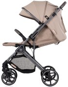 CHIPOLINO Carucior pentru copii Omnia Latte cu maner reversibil suport reglabil pentru picioare roti cu suspensii