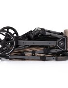 CHIPOLINO Carucior pentru copii Omnia Latte cu maner reversibil suport reglabil pentru picioare roti cu suspensii
