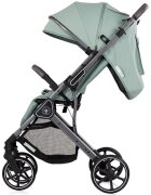 CHIPOLINO Carucior pentru copii Omnia Matcha cu maner reversibil suport reglabil pentru picioare roti cu suspensii