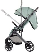 CHIPOLINO Carucior pentru copii Omnia Matcha cu maner reversibil suport reglabil pentru picioare roti cu suspensii