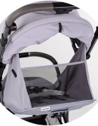CHIPOLINO Carucior pentru copii Omnia Platinum cu maner reversibil suport reglabil pentru picioare roti cu suspensii