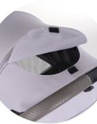 CHIPOLINO Carucior pentru copii Omnia Platinum cu maner reversibil suport reglabil pentru picioare roti cu suspensii