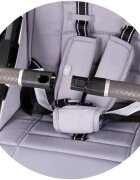 CHIPOLINO Carucior pentru copii Omnia Platinum cu maner reversibil suport reglabil pentru picioare roti cu suspensii