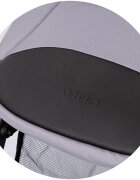 CHIPOLINO Carucior pentru copii Omnia Platinum cu maner reversibil suport reglabil pentru picioare roti cu suspensii