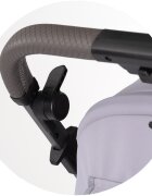 CHIPOLINO Carucior pentru copii Omnia Platinum cu maner reversibil suport reglabil pentru picioare roti cu suspensii