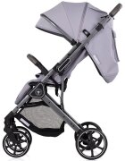 CHIPOLINO Carucior pentru copii Omnia Platinum cu maner reversibil suport reglabil pentru picioare roti cu suspensii