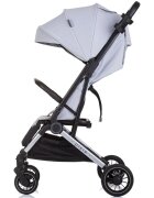 CHIPOLINO Carucior pentru copii Pixie cloud grey cu spatar reglabil suspensii sistem tip troller suport reglabil pentru picioare