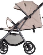 CHIPOLINO Carucior pentru copii Sparkle tiramisu sport cu suspensii spatar reglabil centura siguranta si pliere compacta