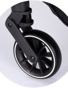 CHIPOLINO Carucior pentru gemeni Twinity Cloud cadru din aluminiu suspensii huse picioare suport pahar gentuta